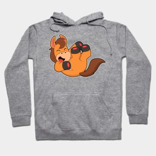 Horse at Laughing Hoodie